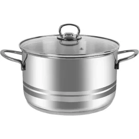 Prestige Covered Stockpot Stainless Steel 24 cm