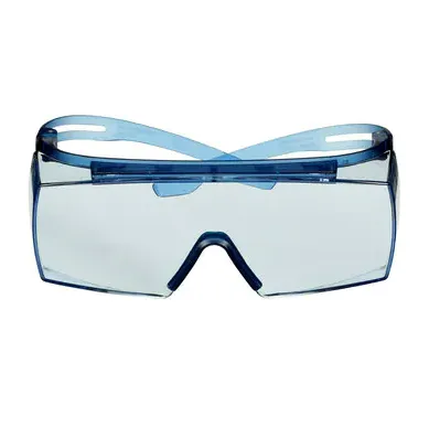 Protective Glasses - 3M™ SecureFit™ 3700 Series OTG Safety Glasses with Scotchgard™ Anti-Fog Coating, SF3704SGAF-BLU