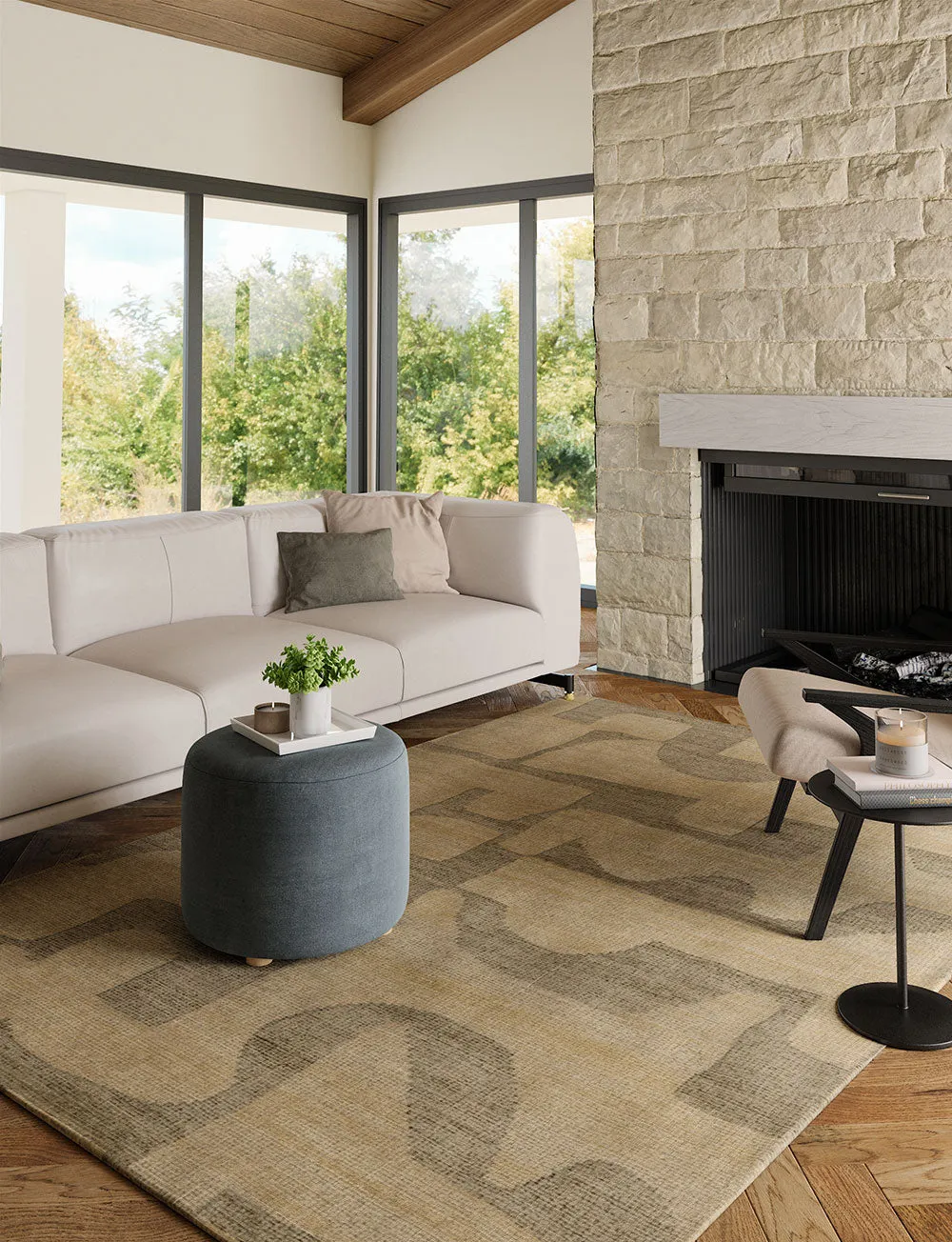 Puzla Natural Beige Rug