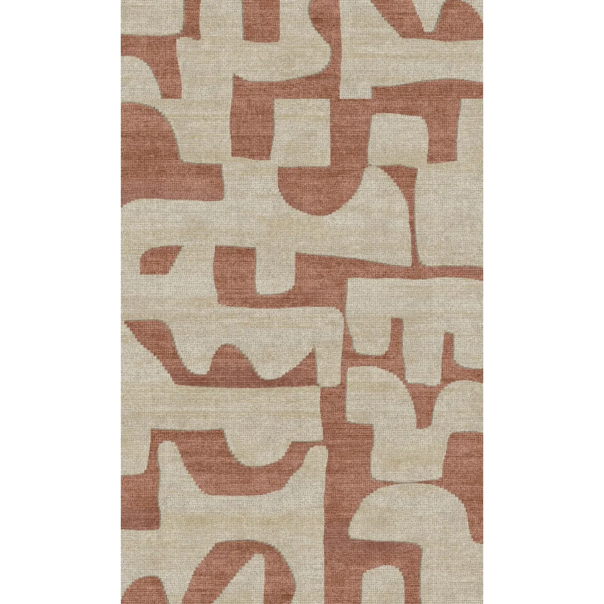 Puzla Orange Natural Rug - Second Love