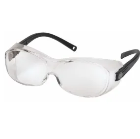 Pyramex S3510SJ OTS Clear Lens, Black Frame