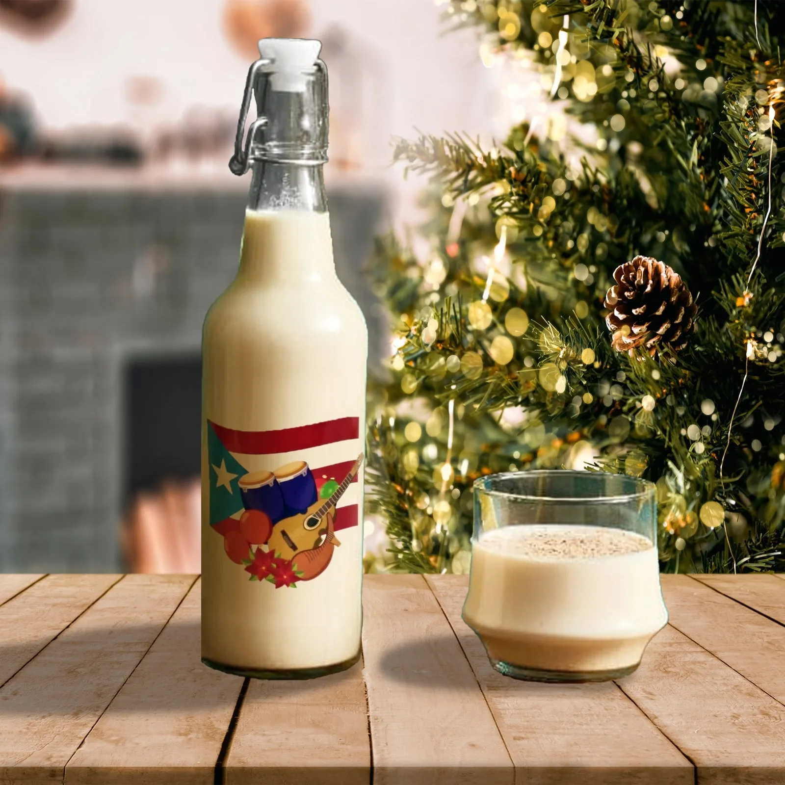 "Parranda" - Coquito Bottles