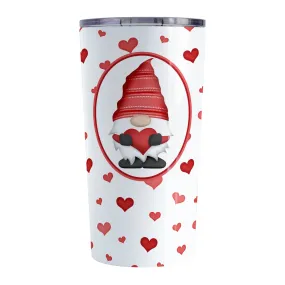 Red Gnome Dainty Hearts Tumbler Cup