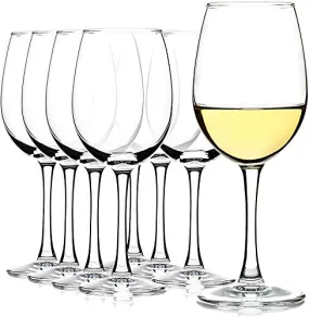 RELOZA -All-Purpose Wine Party Glasses, Set of 6