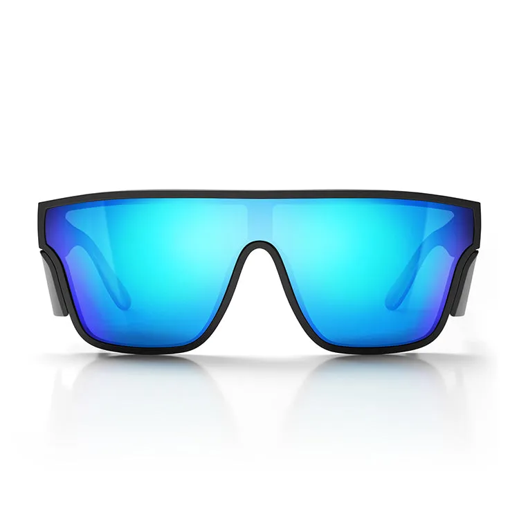 Safestyle Primes Matte Black Frame Reflectors Blue Lens (PMBBT100)