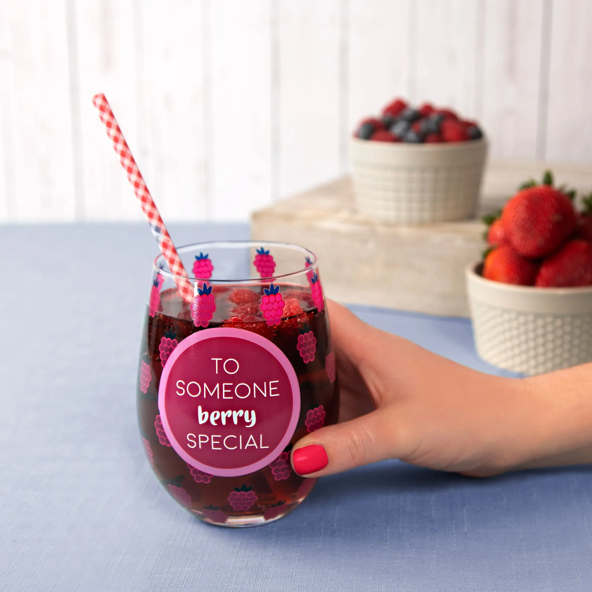 Someone Special 18 oz Stemless Wine Glass