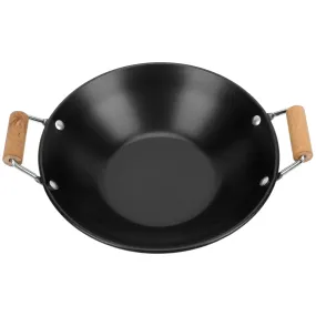 Stainless Steel Griddle Multi-purpose Pot Induction Practical Double Ear Metal Dry Household Kitchenware Cooking pots