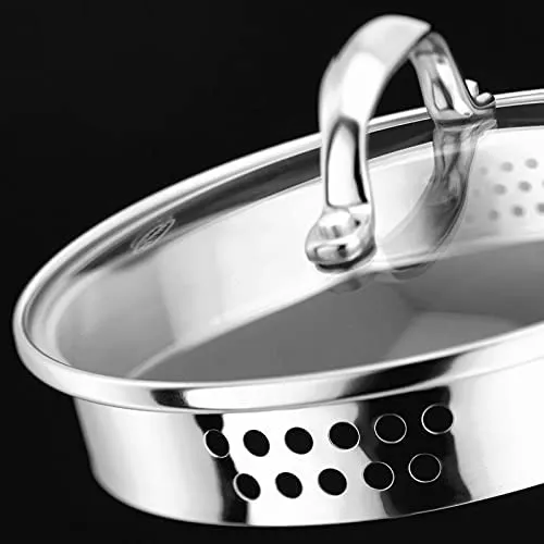 Stellar 7000 Stainless Steel 20cm Draining Saucepan