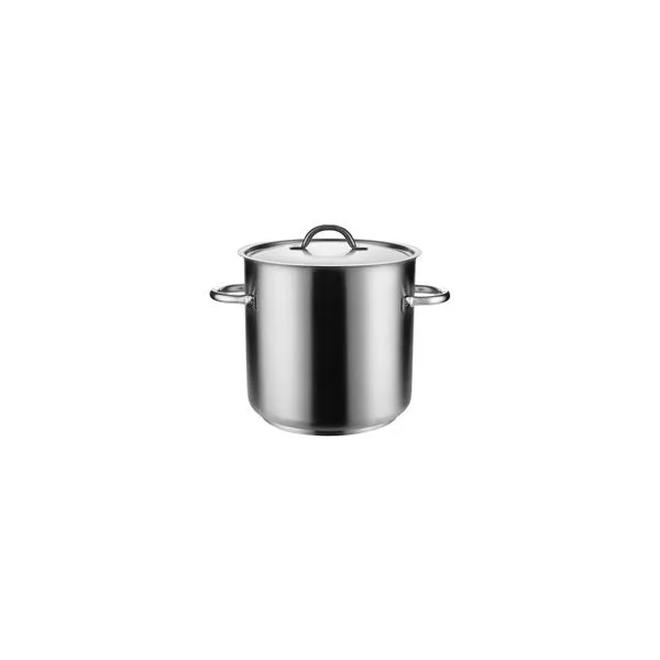 Stockpot - 18/10, with Cover, 200x200mm /6.2Lt  |PUJADAS Top Line