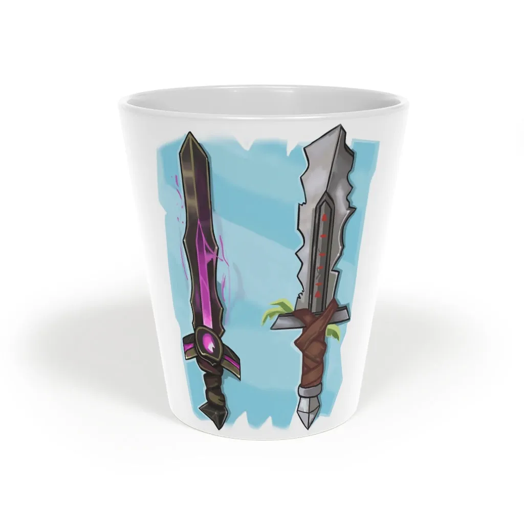 Swords Latte Mug, 12oz