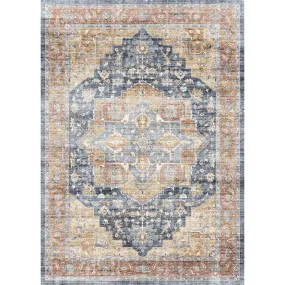 Talia Orange Blue Rug