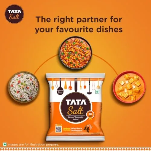 Tata Salt | Vacuum Evaporated Iodised Salt | 1 kg