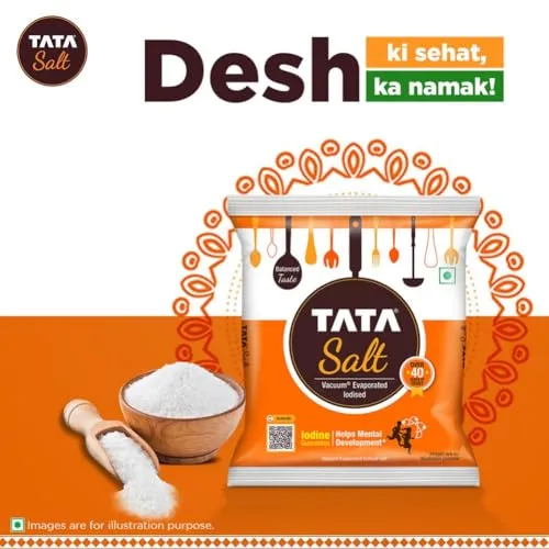 Tata Salt | Vacuum Evaporated Iodised Salt | 1 kg