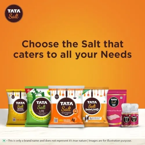 Tata Salt | Vacuum Evaporated Iodised Salt | 1 kg