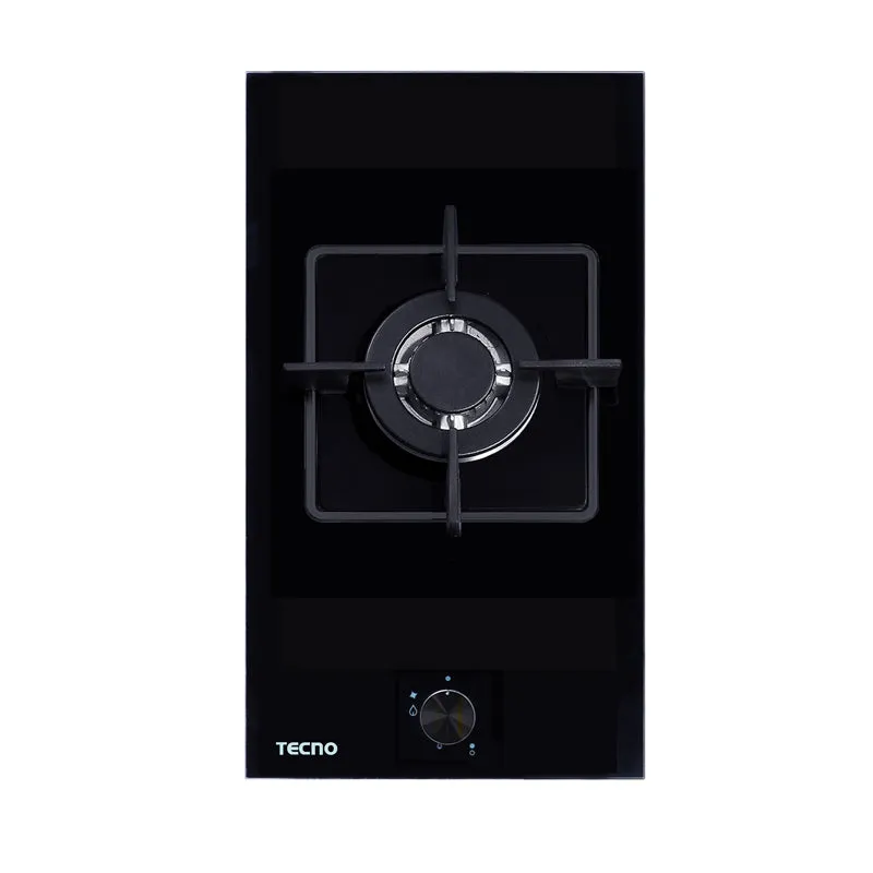 Tecno-TA311TRSV 30cm Single Burner Tempered Glass Domino Hob