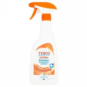 TESCO ANTI BAC KITCHEN FOAMING CLEANER WITH BLEACH 500ML