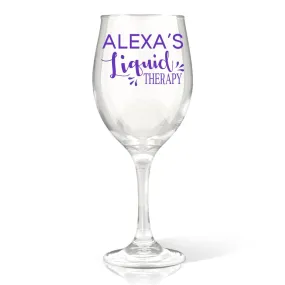 Therapy Wine Glass