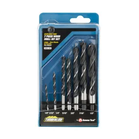 Timberline 606-200 7 Piece Brad Point Drill Bit Set