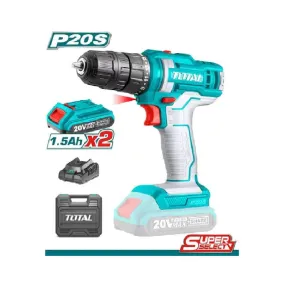 Total Cordless drill 20V TDLI20024 (2pc
battery)