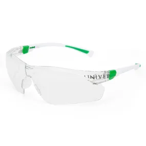 Univet 506 Ladies Safety Glasses Green Frame