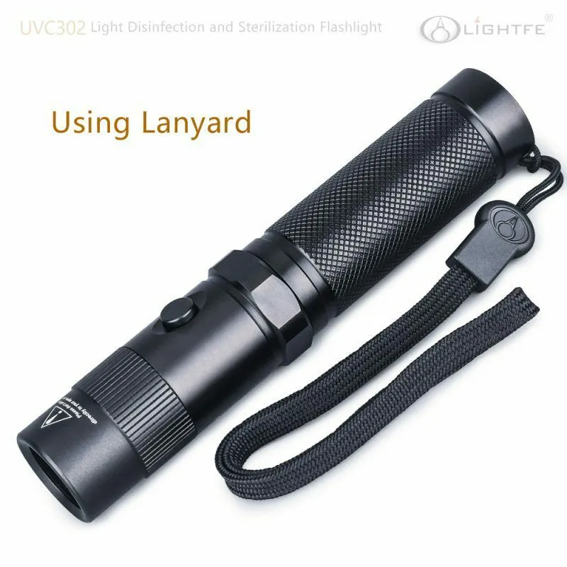 UVC302 UV-C 275NM Light Disinfection Sterilization UV LED Flashlight