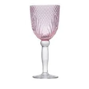 Vintage Wine Glass