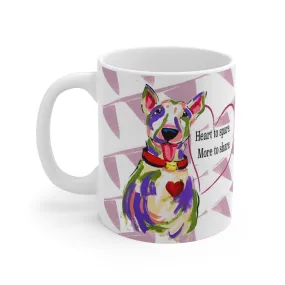 Whimsical Heartful Pup Coffee Mug