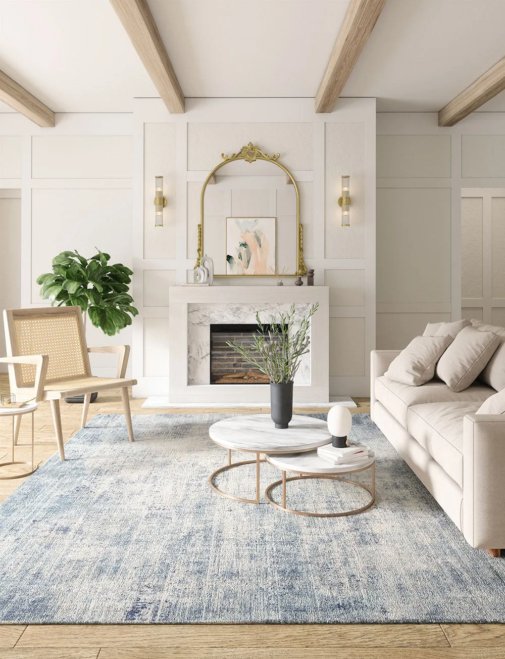 Willow Blue Grey Rug