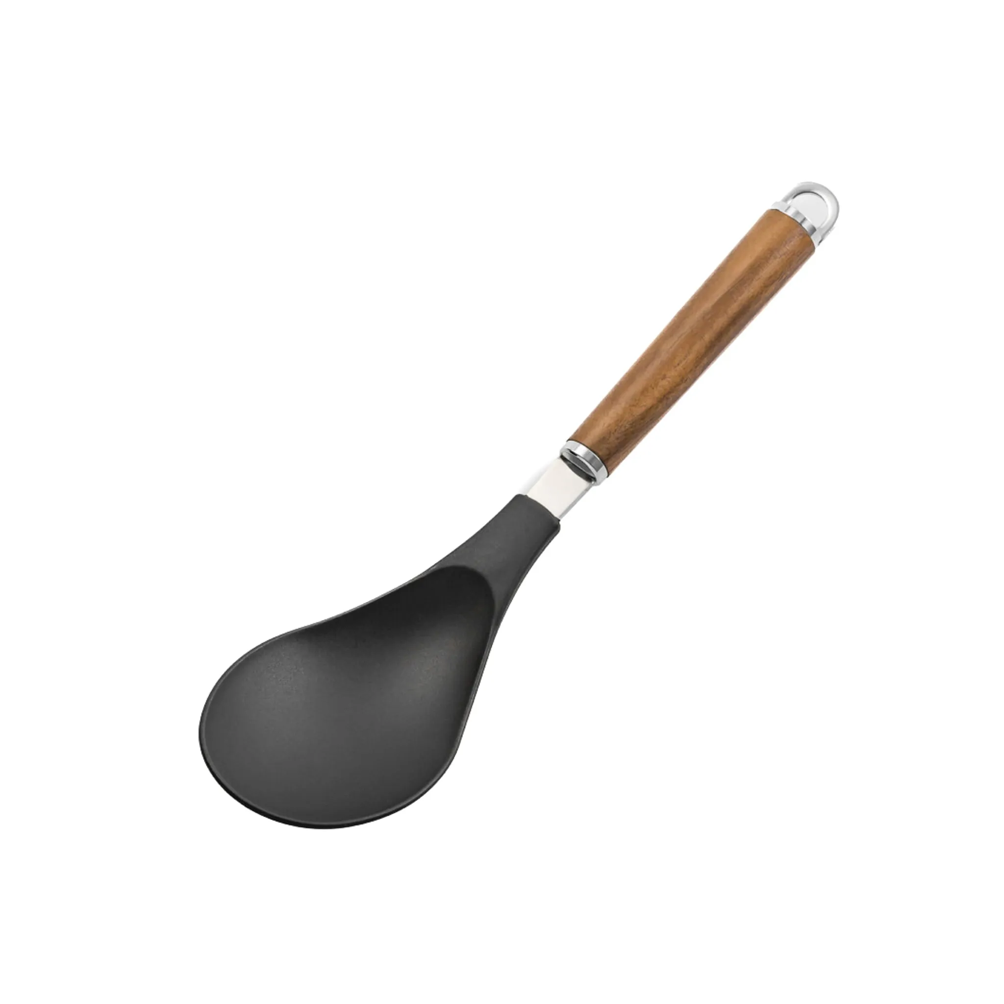 Wood Handle Nylon Rice Spoon