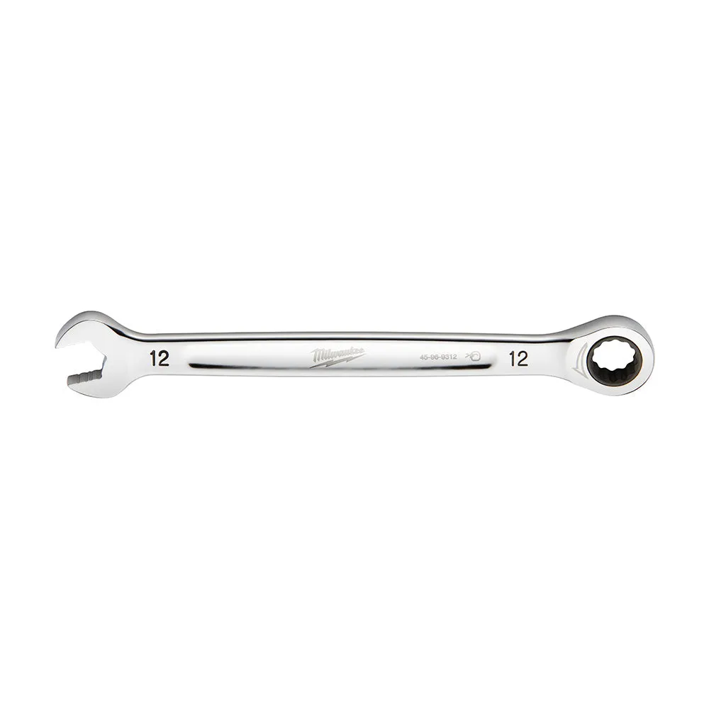 Wrench - Milwaukee 12MM Metric Ratcheting Combination Wrench, 45-96-9312