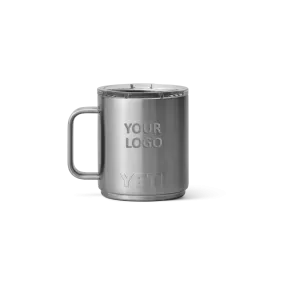 YETI Custom 10 oz Stackable Mugs with Magslider Lid, Stainless