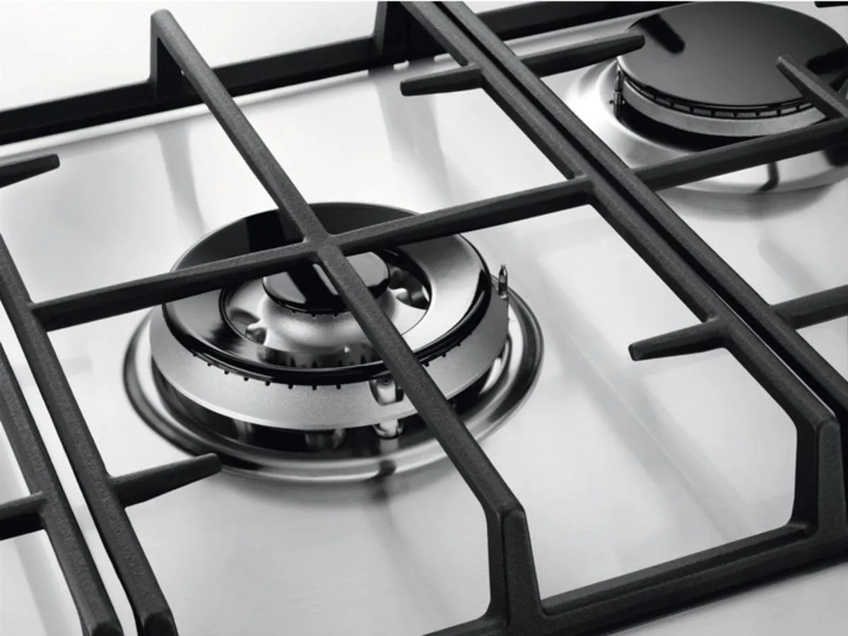 Zanussi ZGNN755X 5 Burner Gas Hob, Stainless Steel