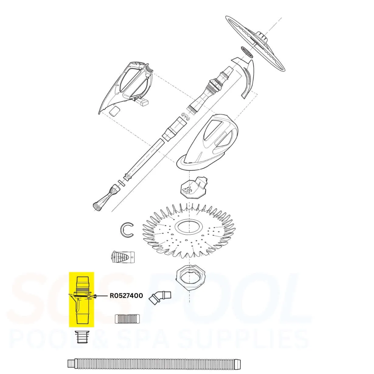 Zodiac Baracuda Flowkeeper Valve For G3 and G3 Pro Cleaners | W60050 | R0527400