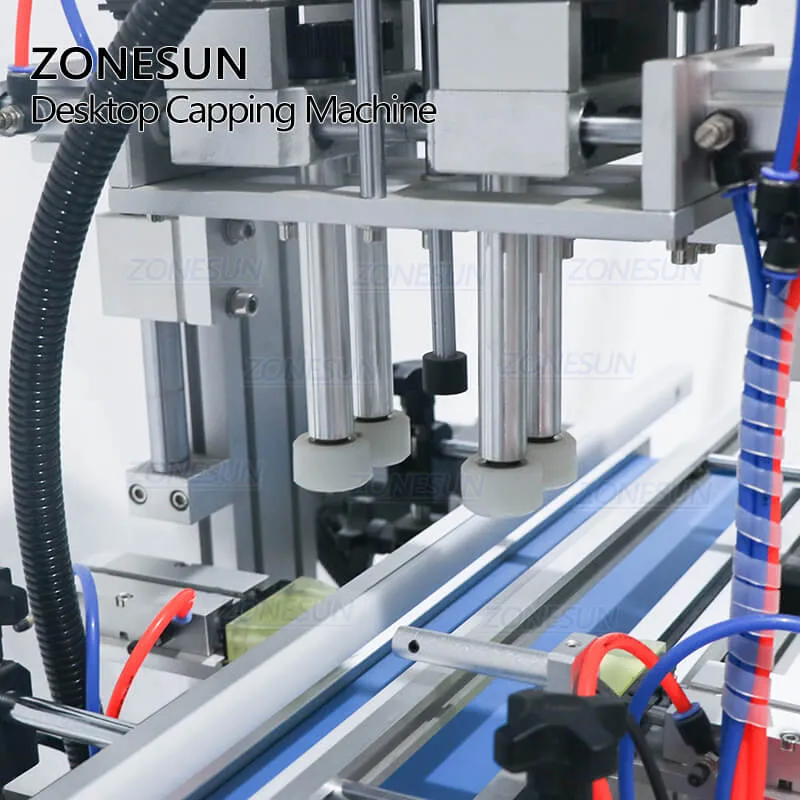 ZONESUN ZS-XG1860 Automatic Desktop Bottle Capping Machine For Pump Head Spray Bottles