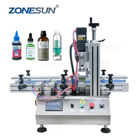 ZONESUN ZS-XG1860 Automatic Desktop Bottle Capping Machine For Pump Head Spray Bottles